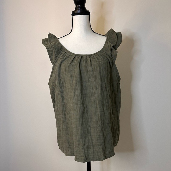 mason & belle Tops - MASON & BELLE‎ Green Top Sz XL NWT